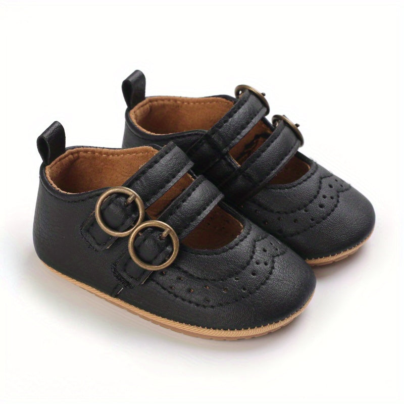 Spring/Autumn New Baby Shoes with Soft Rubber Sole, Anti-Slip Casual Toddler Walking Shoes