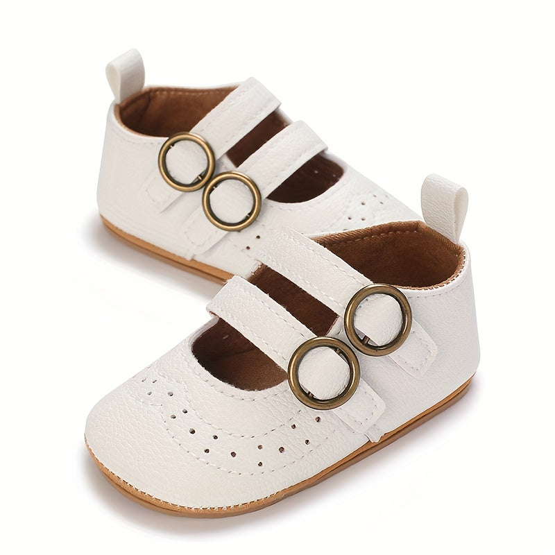 Spring/Autumn New Baby Shoes with Soft Rubber Sole, Anti-Slip Casual Toddler Walking Shoes