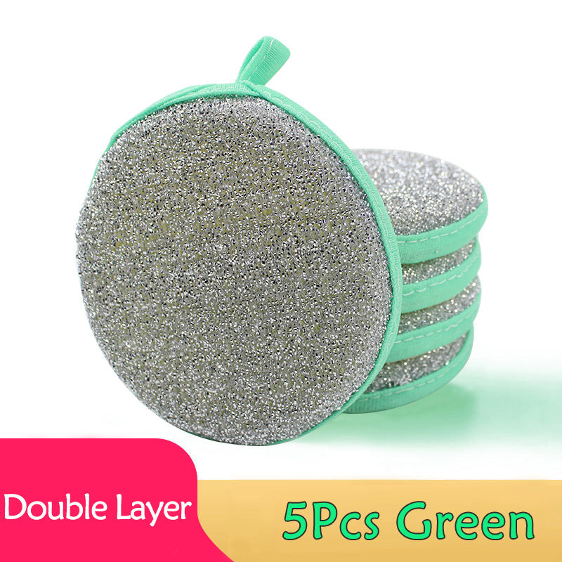 10/20/50PCS Double Side Dishwashing Sponge Dish Washing Brush Pan Pot Dish Wash Sponges Household Cleaning Reusable Kitchen Tool