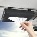 Elegant & Convenient Car Tissue and Mask Holder: Universal Sun Visor Attachment, Hygiene On-The-Go, Enhances Interior Decor
