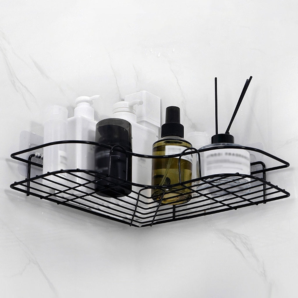 1pc Bathroom Corner Shelf, No-Drill Corner Shelf, Shelves