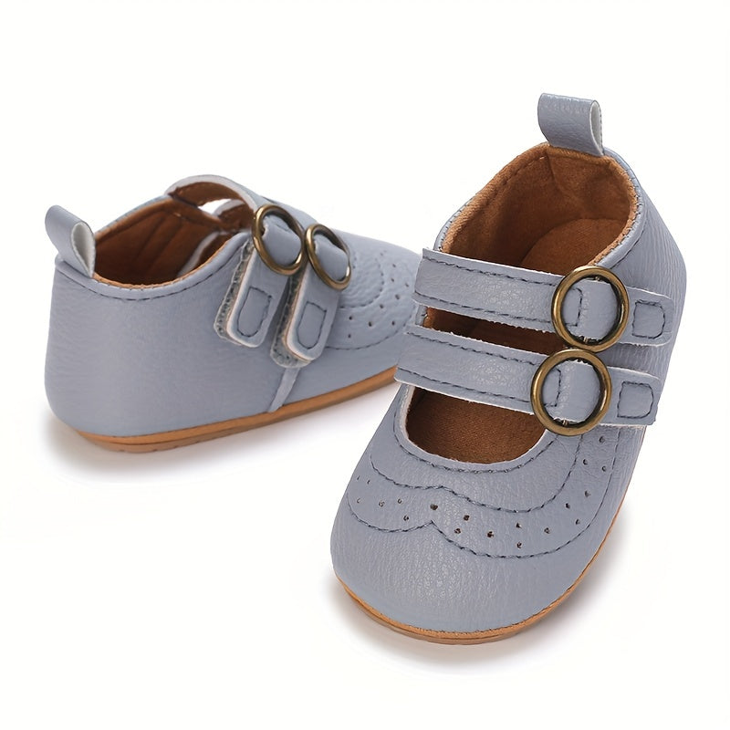 Spring/Autumn New Baby Shoes with Soft Rubber Sole, Anti-Slip Casual Toddler Walking Shoes