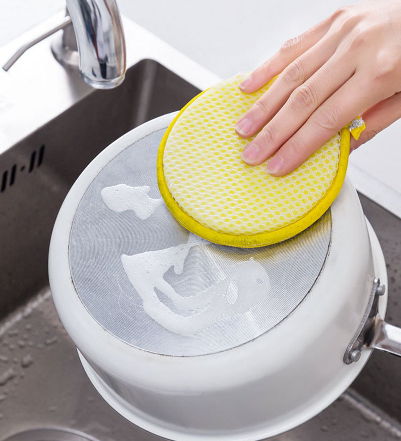 10/20/50PCS Double Side Dishwashing Sponge Dish Washing Brush Pan Pot Dish Wash Sponges Household Cleaning Reusable Kitchen Tool