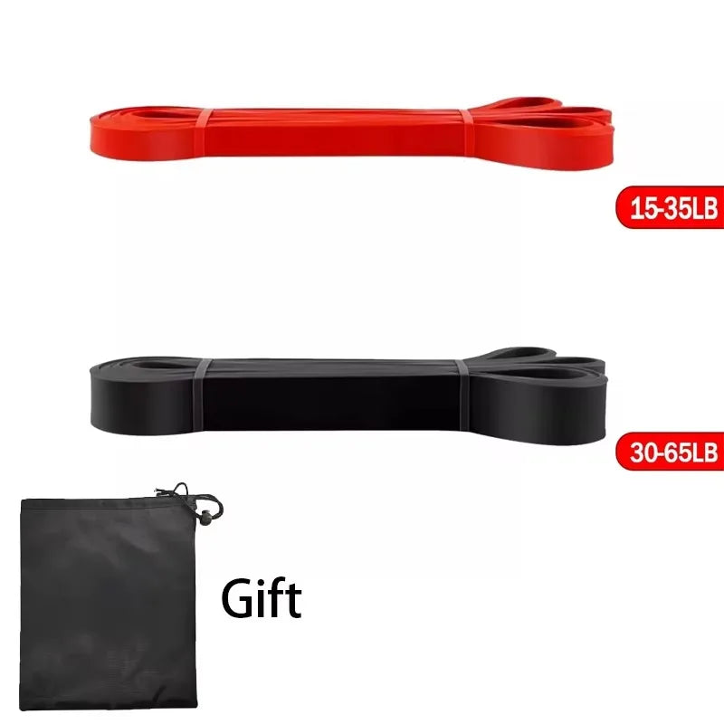 Resistance Bands Exercise Set - Elastic Pull-Up Assist Bands for Home Gym