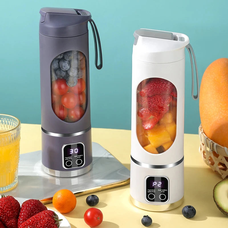 Small Portable Blender & Juicer - USB Rechargeable Wireless Personal Blender