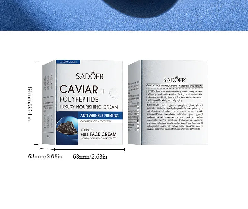 Anti-Wrinkle Face Cream with Collagen & Pearl - Firming Lift & Brightening