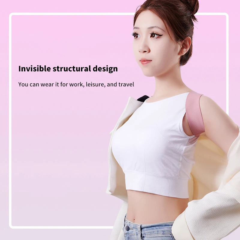 Adjustable Back Support Brace - Shoulder & Spine Alignment Band