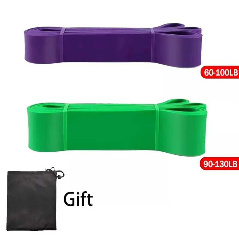 Resistance Bands Exercise Set - Elastic Pull-Up Assist Bands for Home Gym