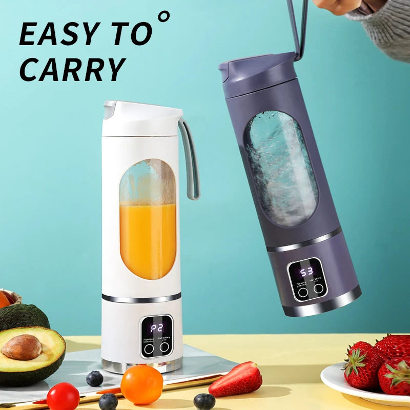 Small Portable Blender & Juicer - USB Rechargeable Wireless Personal Blender