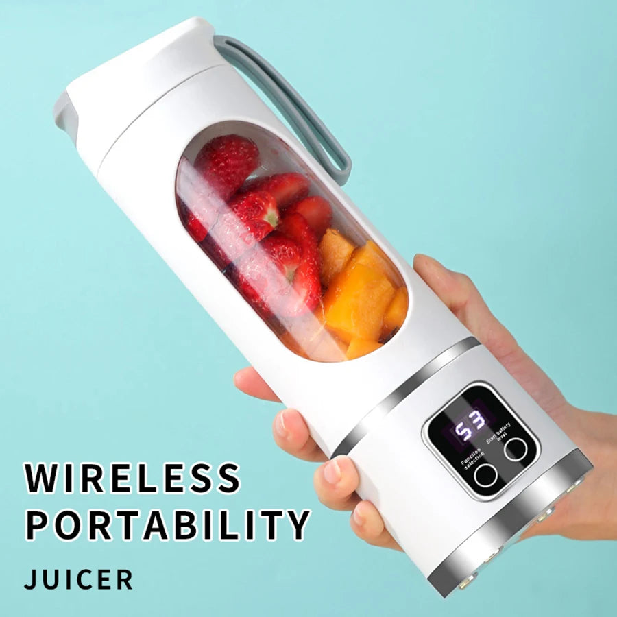 Small Portable Blender & Juicer - USB Rechargeable Wireless Personal Blender