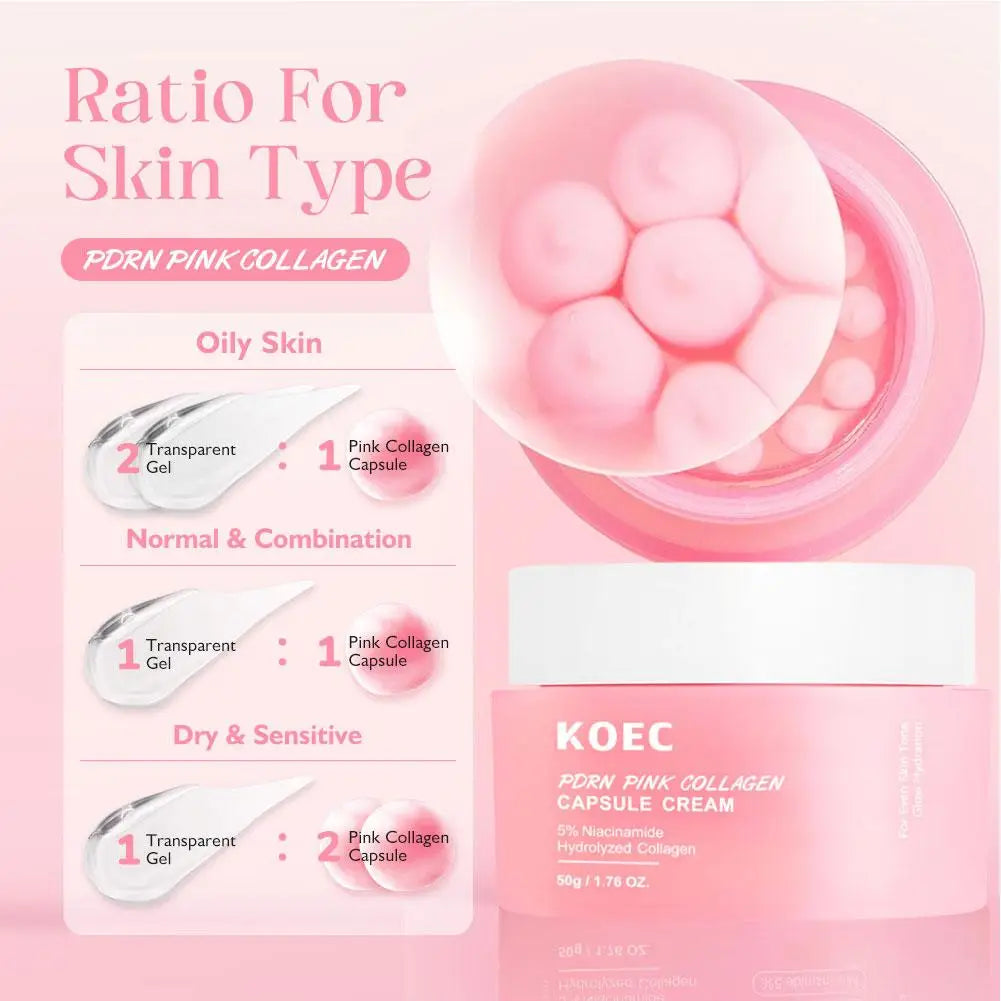KOEC Collagen Capsule Cream - Deep Moisturizing & Skin Barrier Repair