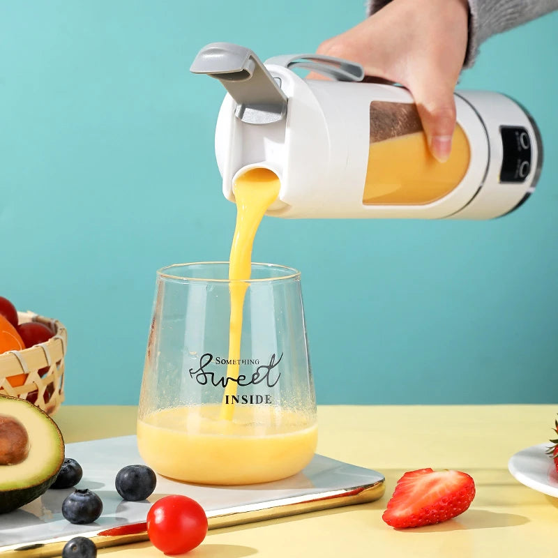 Small Portable Blender & Juicer - USB Rechargeable Wireless Personal Blender