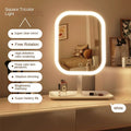 LED Makeup Mirror with LEDLight Portable Vanity Mirror with Adjustable Brightness Ins Style Desktop Mirror for Girls Gift