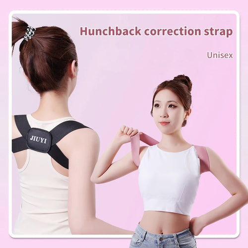 Adjustable Back Support Brace - Shoulder & Spine Alignment Band