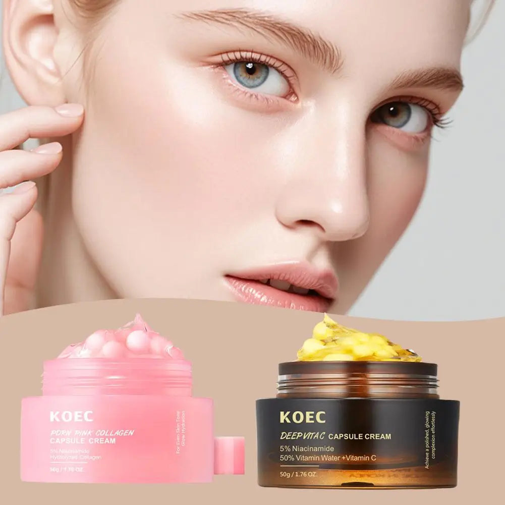 KOEC Collagen Capsule Cream - Deep Moisturizing & Skin Barrier Repair