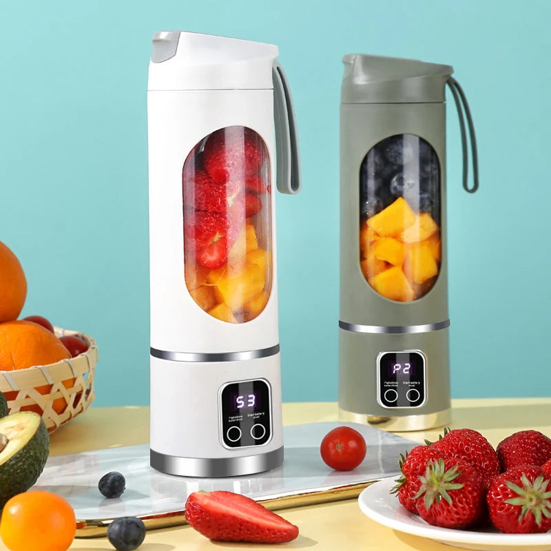 Small Portable Blender & Juicer - USB Rechargeable Wireless Personal Blender