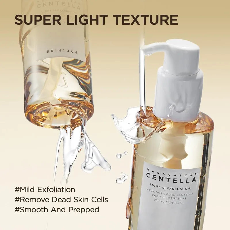 SKIN1004 Korean Centella Skincare Set - Toner, Cleansing Oil & Serum
