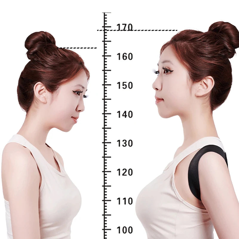 Adjustable Back Support Brace - Shoulder & Spine Alignment Band