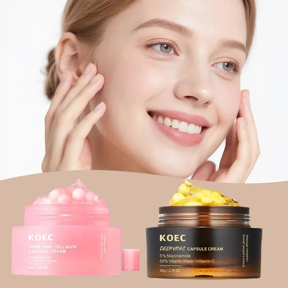 KOEC Collagen Capsule Cream - Deep Moisturizing & Skin Barrier Repair