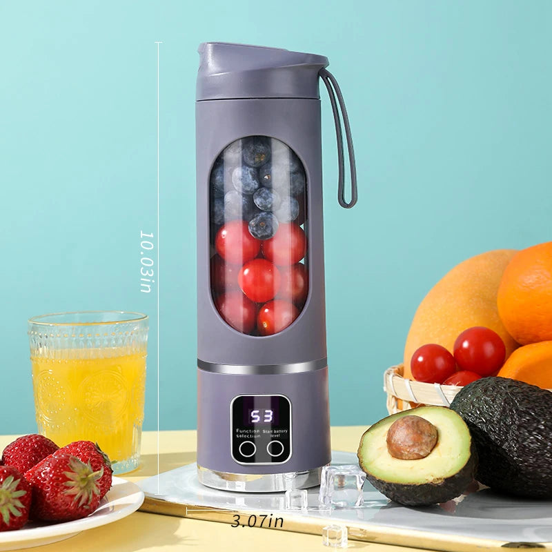 Small Portable Blender & Juicer - USB Rechargeable Wireless Personal Blender