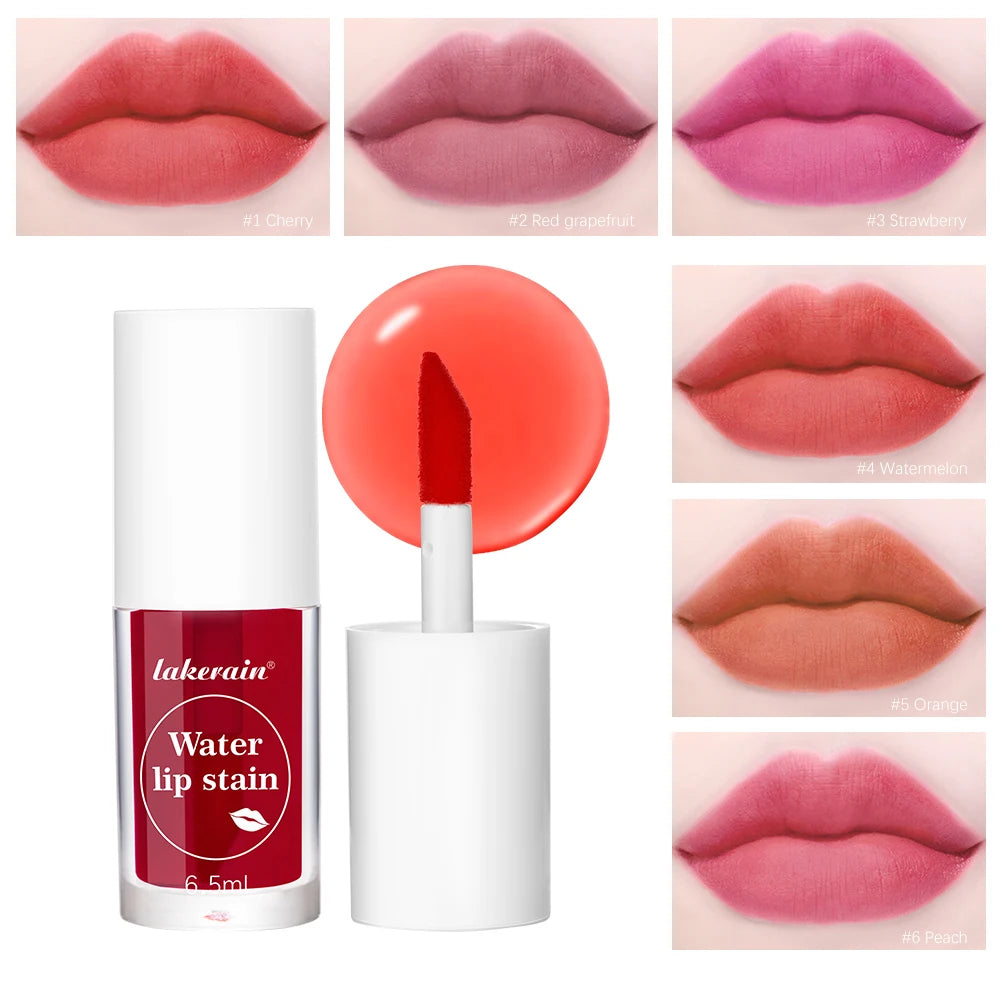 Fruity Water Lip Tint Gloss - 4 Colors Long Lasting Moisturizing Lip Stain