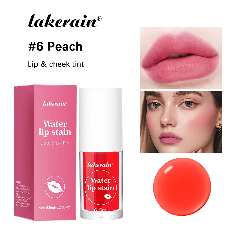 Fruity Water Lip Tint Gloss - 4 Colors Long Lasting Moisturizing Lip Stain