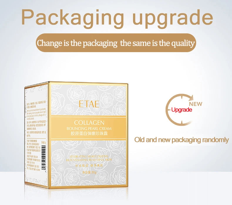 Anti-Wrinkle Face Cream with Collagen & Pearl - Firming Lift & Brightening