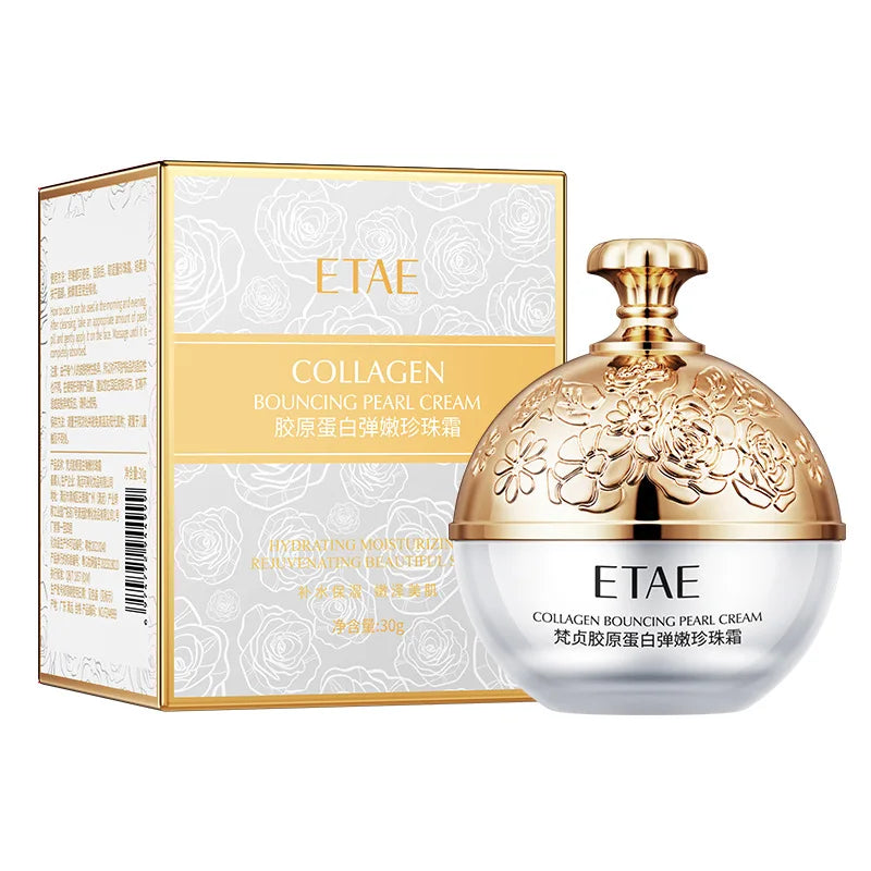 Anti-Wrinkle Face Cream with Collagen & Pearl - Firming Lift & Brightening