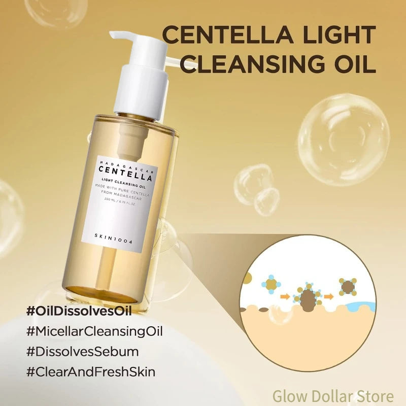 SKIN1004 Korean Centella Skincare Set - Toner, Cleansing Oil & Serum
