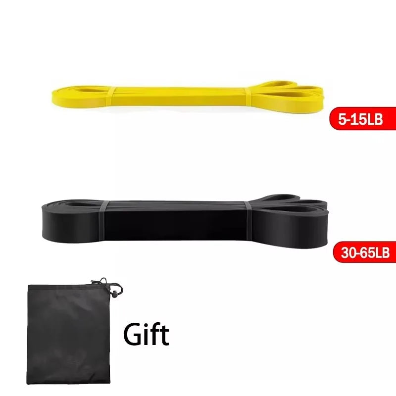 Resistance Bands Exercise Set - Elastic Pull-Up Assist Bands for Home Gym