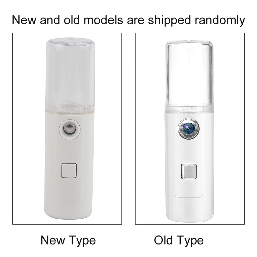 USB Mini Facial Mist Spray 30ml - Portable Face Moisturizer & Hydration