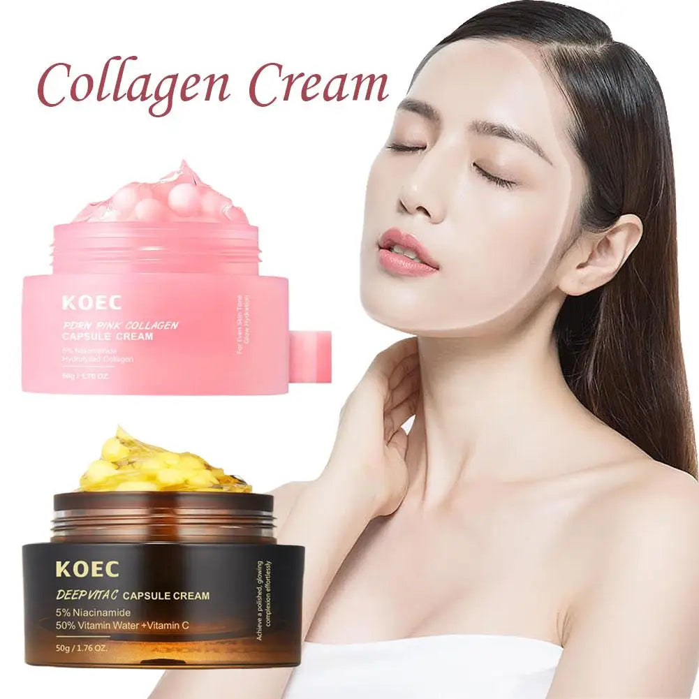 KOEC Collagen Capsule Cream - Deep Moisturizing & Skin Barrier Repair