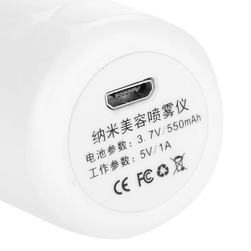 USB Mini Facial Mist Spray 30ml - Portable Face Moisturizer & Hydration