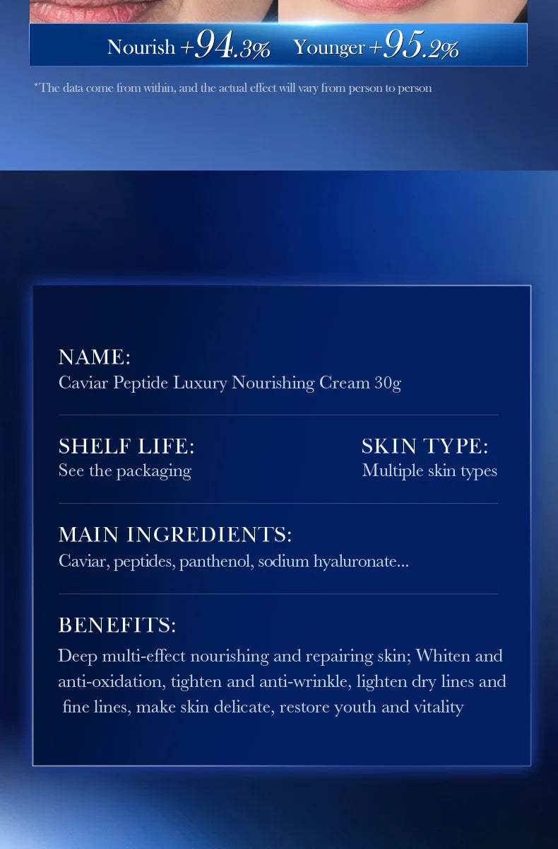 Anti-Wrinkle Face Cream with Collagen & Pearl - Firming Lift & Brightening