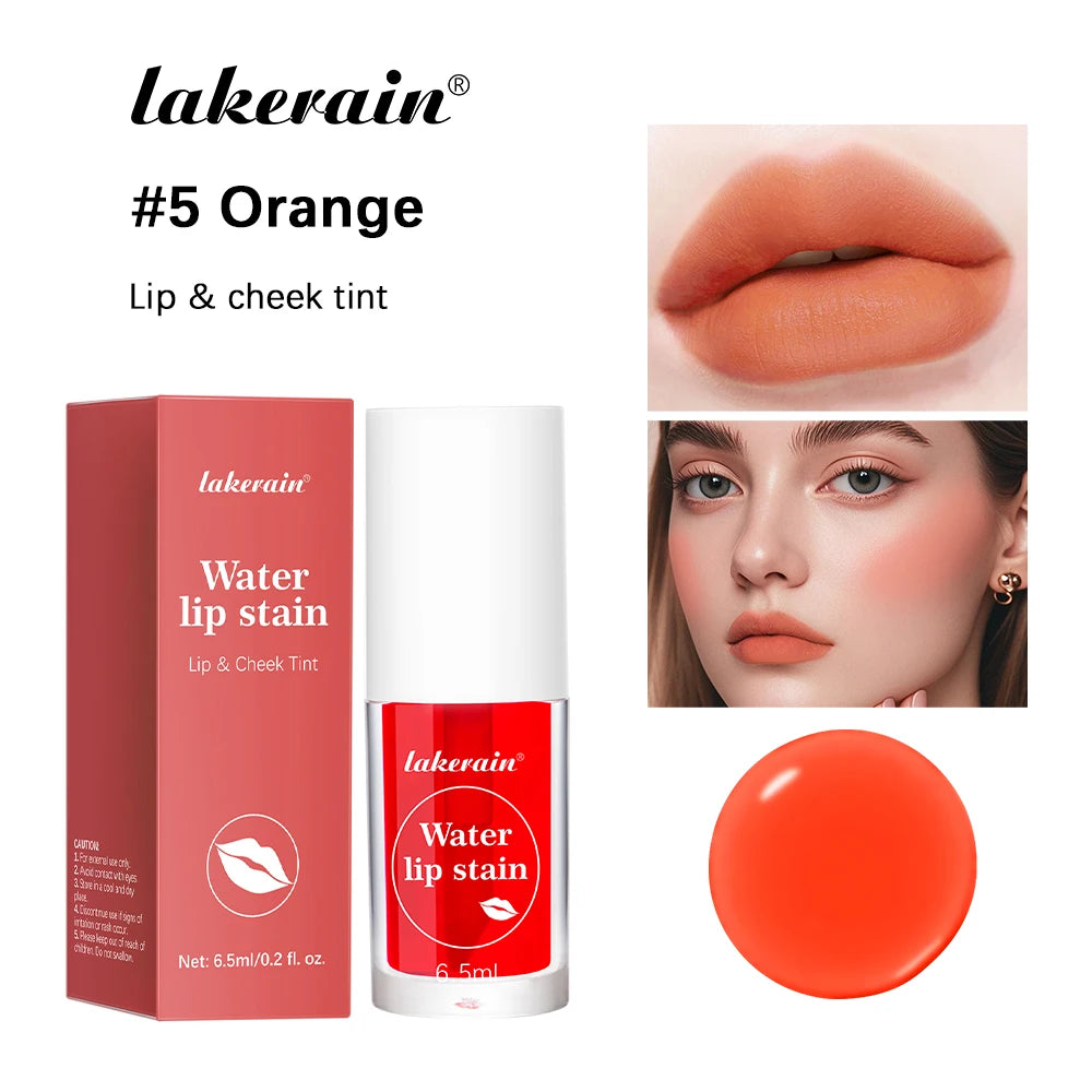 Fruity Water Lip Tint Gloss - 4 Colors Long Lasting Moisturizing Lip Stain