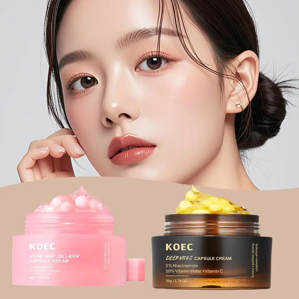 KOEC Collagen Capsule Cream - Deep Moisturizing & Skin Barrier Repair