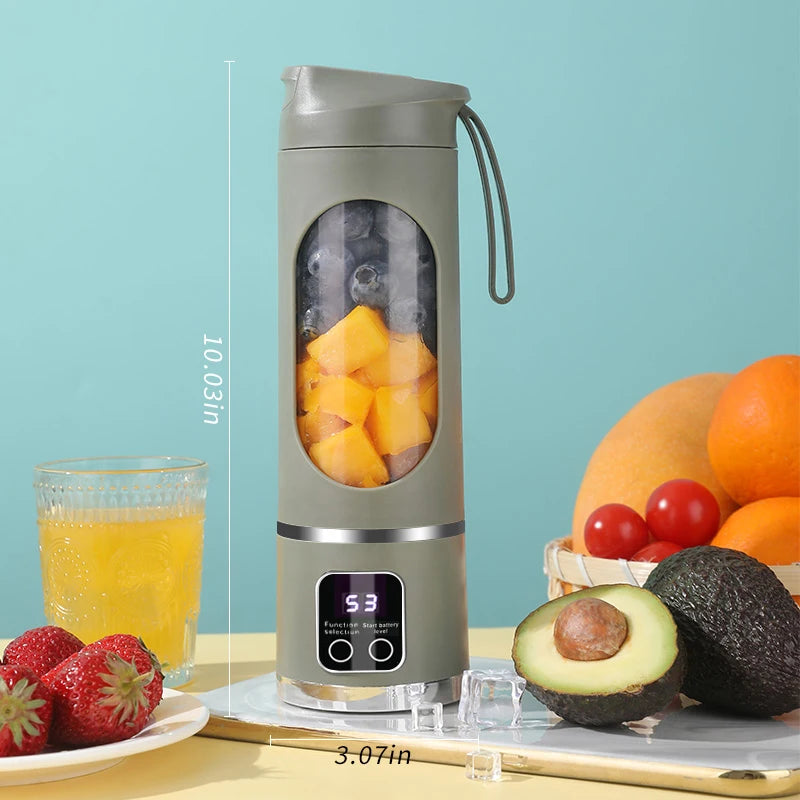 Small Portable Blender & Juicer - USB Rechargeable Wireless Personal Blender