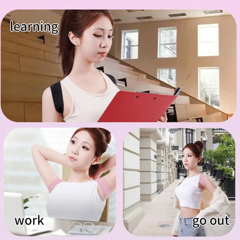 Adjustable Back Support Brace - Shoulder & Spine Alignment Band