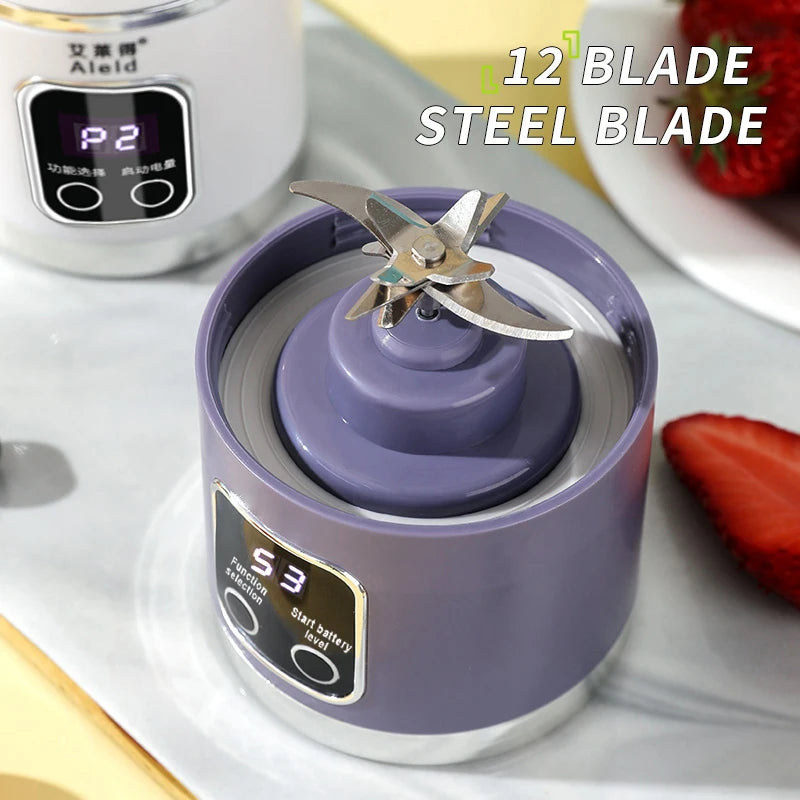 Small Portable Blender & Juicer - USB Rechargeable Wireless Personal Blender