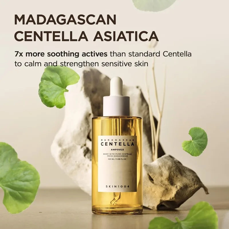 SKIN1004 Korean Centella Skincare Set - Toner, Cleansing Oil & Serum