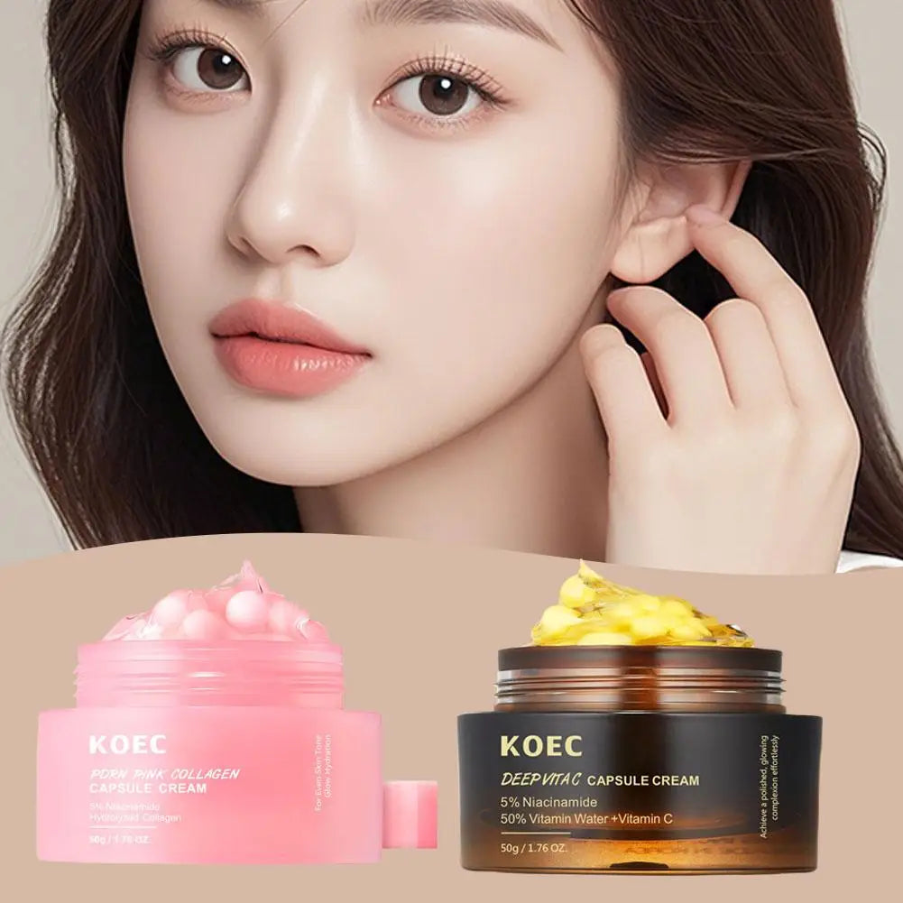KOEC Collagen Capsule Cream - Deep Moisturizing & Skin Barrier Repair