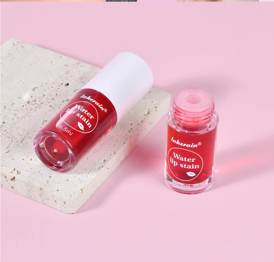 Fruity Water Lip Tint Gloss - 4 Colors Long Lasting Moisturizing Lip Stain
