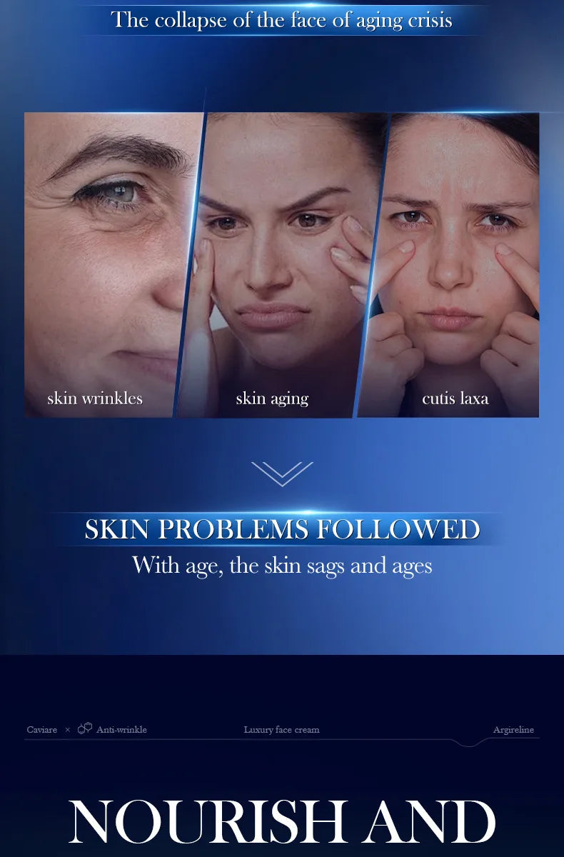 Anti-Wrinkle Face Cream with Collagen & Pearl - Firming Lift & Brightening
