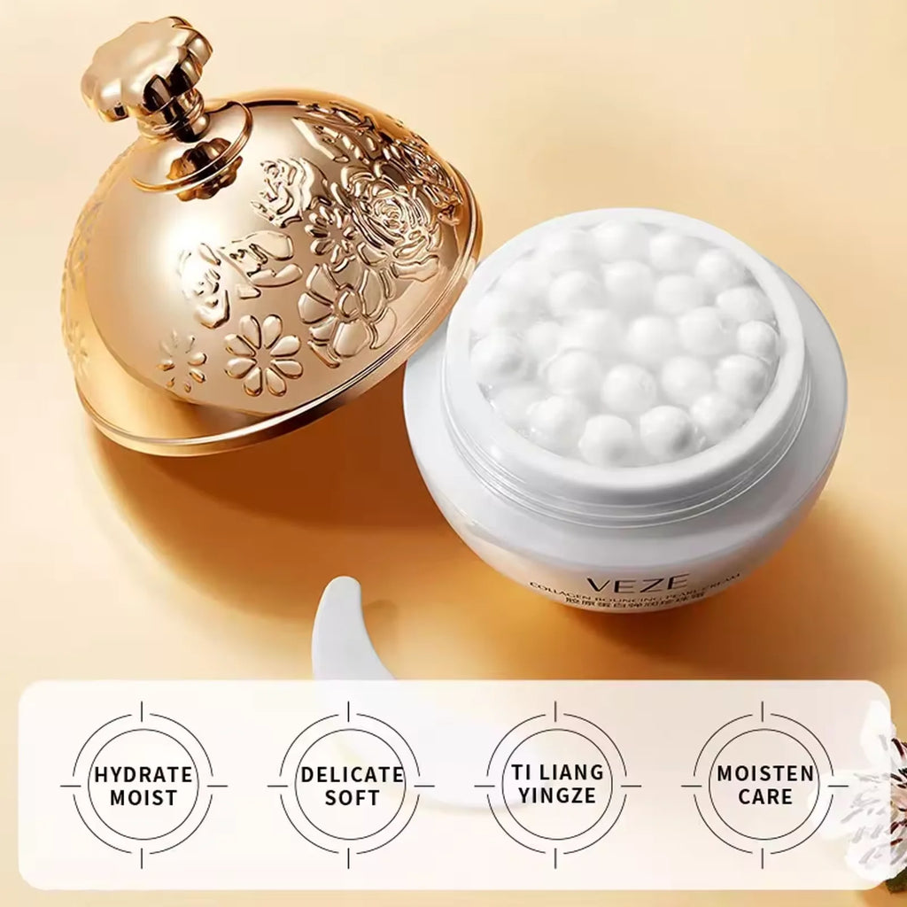 Anti-Wrinkle Face Cream with Collagen & Pearl - Firming Lift & Brightening