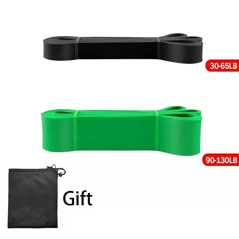 Resistance Bands Exercise Set - Elastic Pull-Up Assist Bands for Home Gym