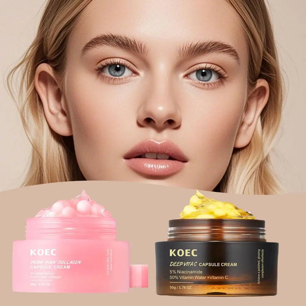 KOEC Collagen Capsule Cream - Deep Moisturizing & Skin Barrier Repair