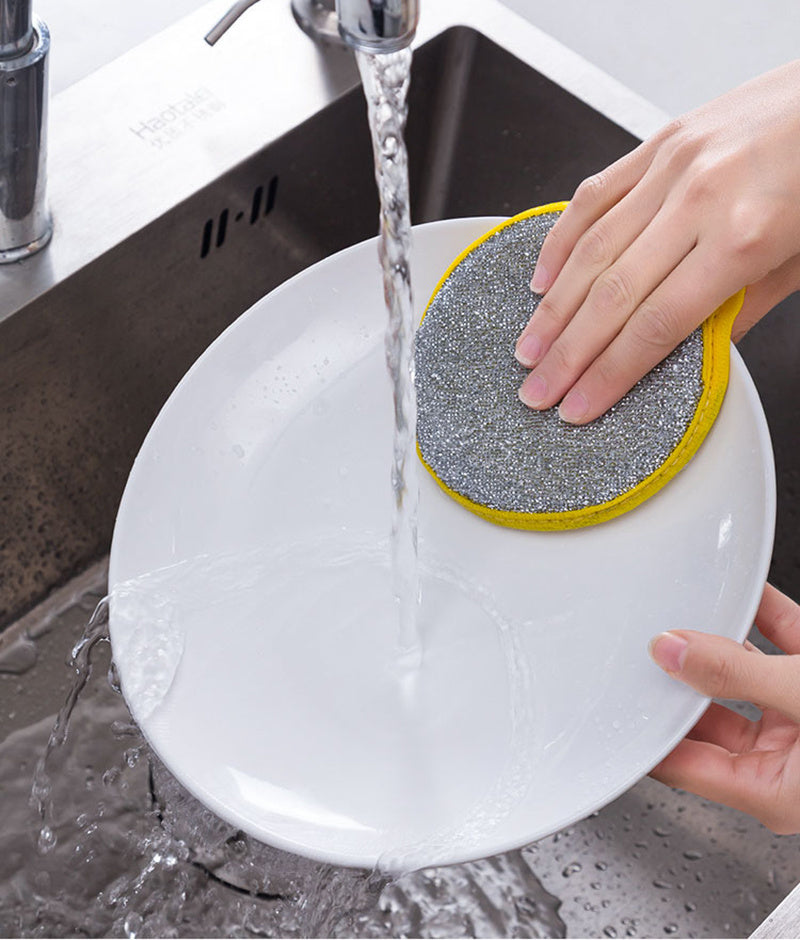 10/20/50PCS Double Side Dishwashing Sponge Dish Washing Brush Pan Pot Dish Wash Sponges Household Cleaning Reusable Kitchen Tool