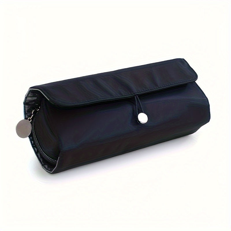 Large Capacity Makeup Brush Storage Pouch, Professional Multi-Functional Tool Organizer, Korean Style Portable Makeup Bag for Students
