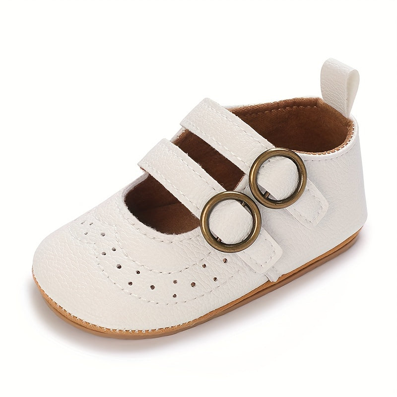Spring/Autumn New Baby Shoes with Soft Rubber Sole, Anti-Slip Casual Toddler Walking Shoes