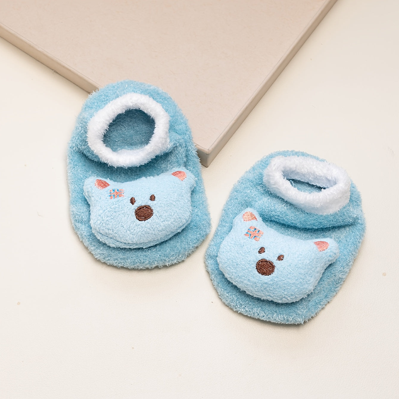 Cartoon Rabbit Baby Floor Socks Kids Plush Slippers Toddler Warm Shoes Children Soft Non-slip Prewalkers Indoor Home Slippers
